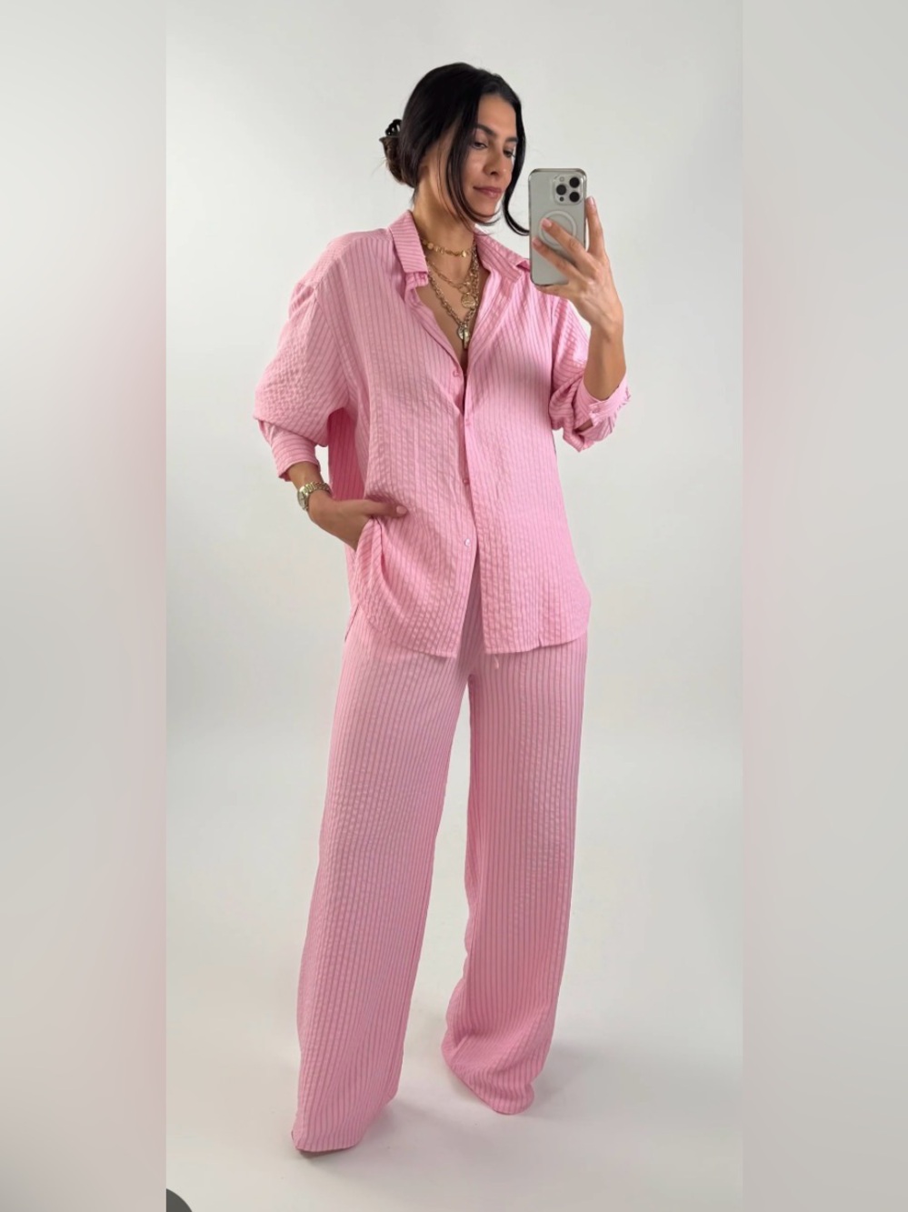 🩷Pink Ribbed Two-Piece Set🩷